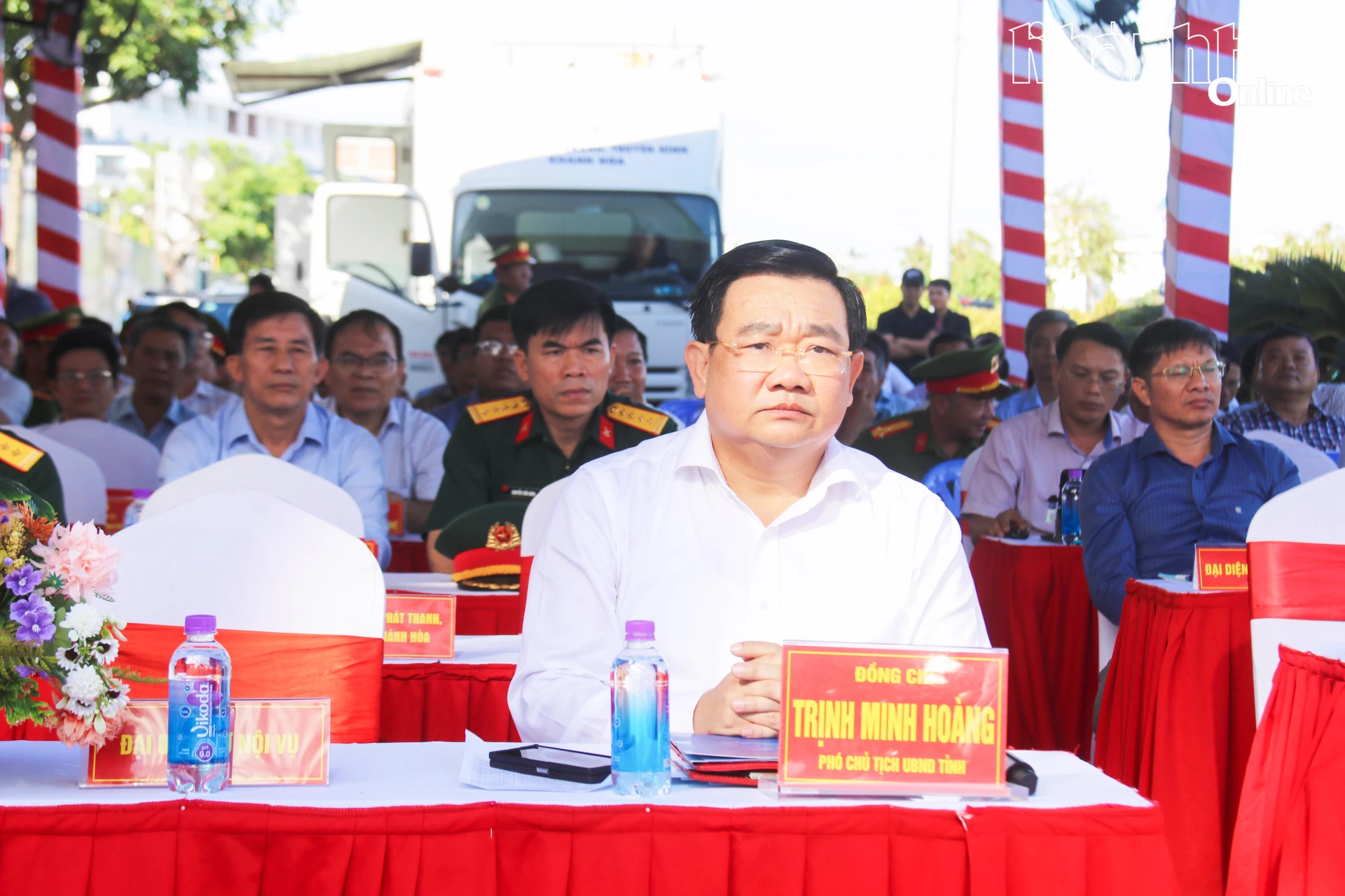 Đồng chí Trịnh Minh Hoàng tham dự và chỉ đạo buổi thực tập.
