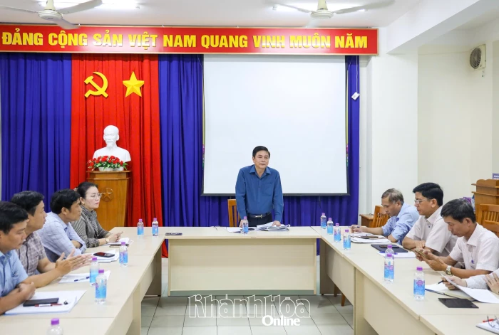 Giám sát tiến độ thực hiện Dự án Khu tái định cư Vĩnh Thái