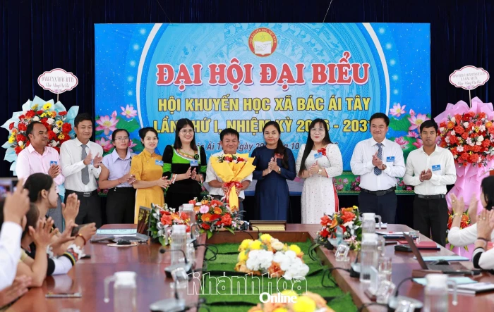 Đại hội đại biểu Hội Khuyến học xã Bác Ái Tây lần thứ I, nhiệm kỳ 2026 - 2031