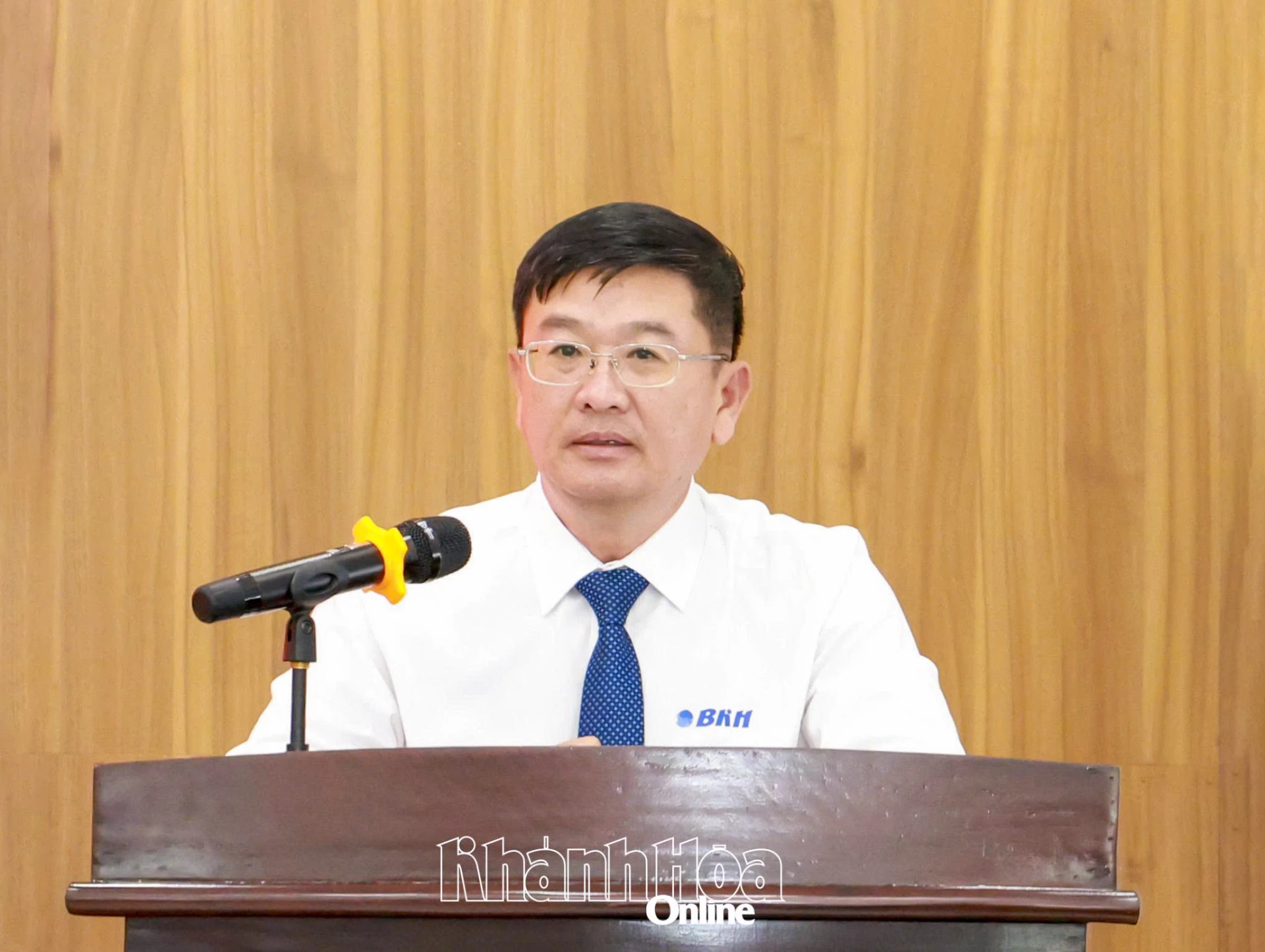 Ông Lê Hoàng Triều phát biểu tại buổi lễ.
