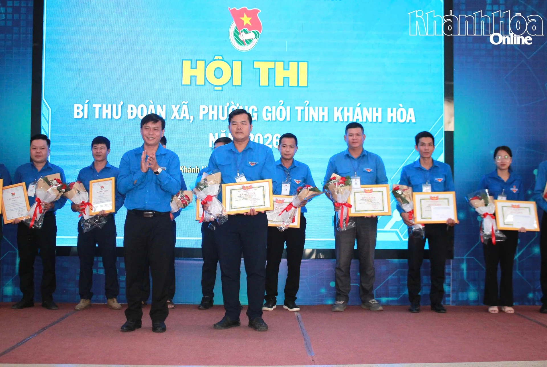 Bí thư Đoàn xã Phước Dinh xuất sắc dành giải nhất tại hội thi.