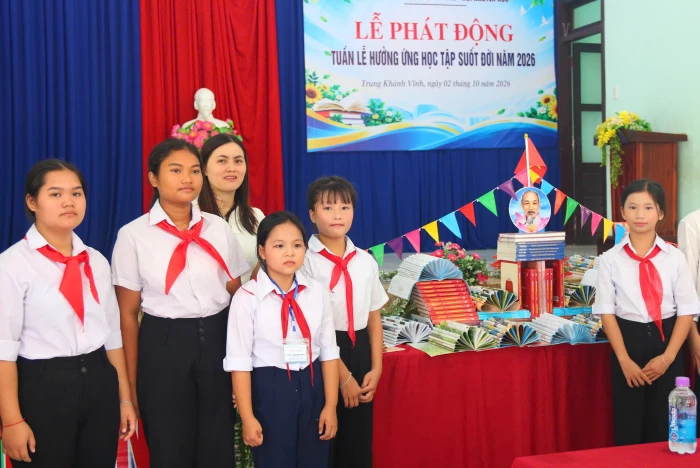 Xã Trung Khánh Vĩnh phát động Tuần lễ hưởng ứng học tập suốt đời năm 2026