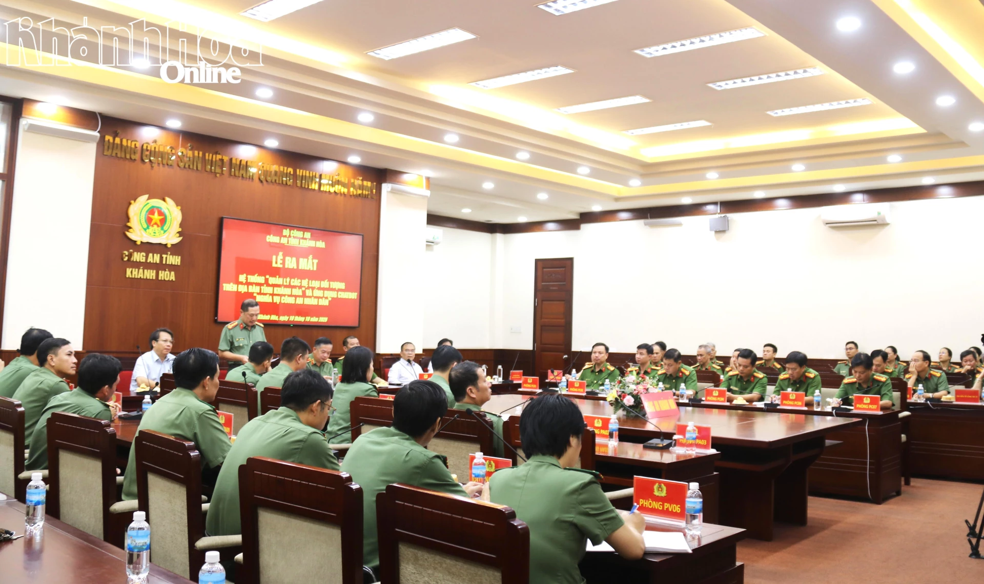 Quang cảnh buổi lễ.