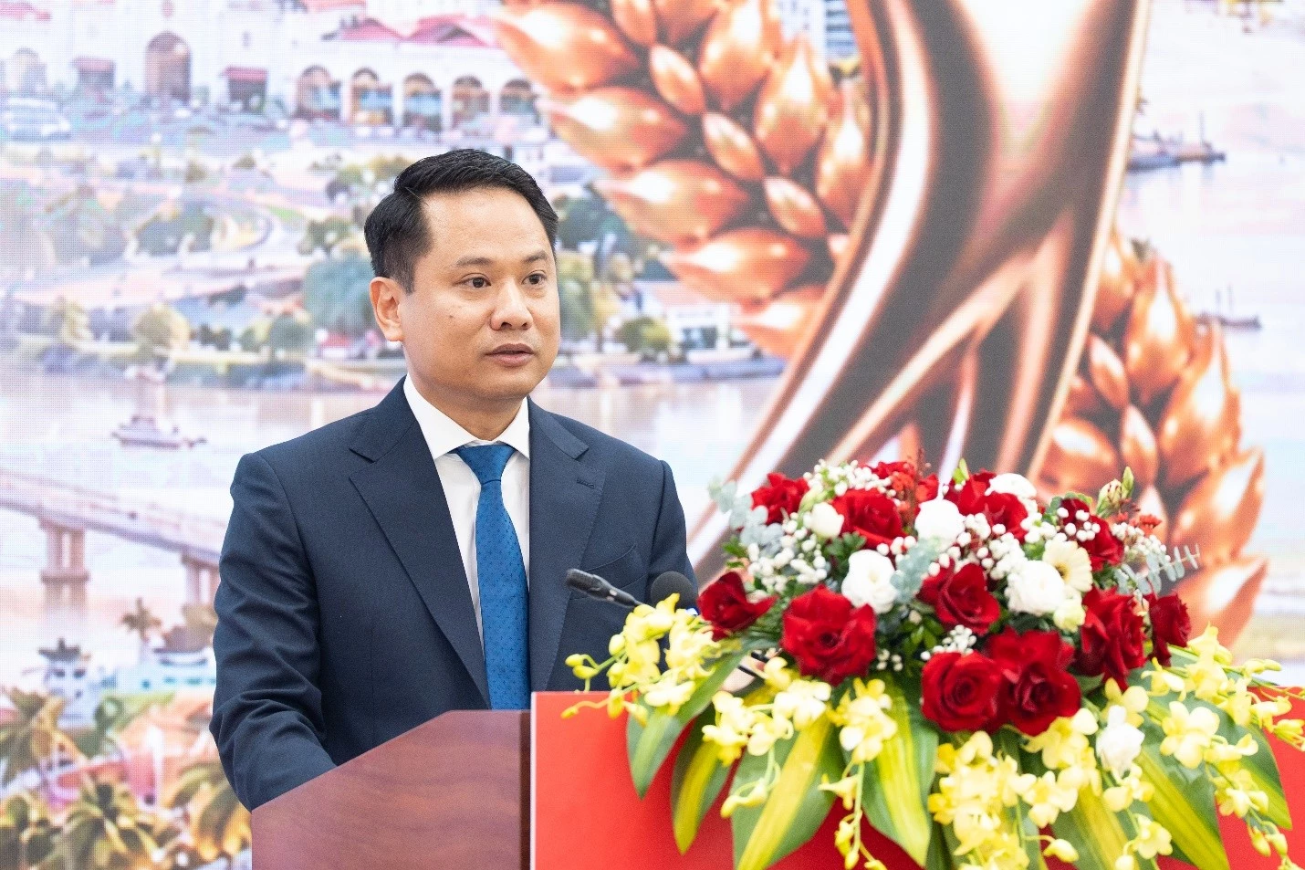 Ông Trương Thành Trung - Tổng Biên tập Báo Đại Đoàn Kết phát biểu tại Lễ công bố.