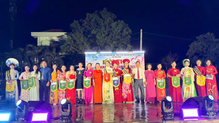 Xã Tân Định tổ chức hội thi “Nét đẹp phụ nữ Tân Định”