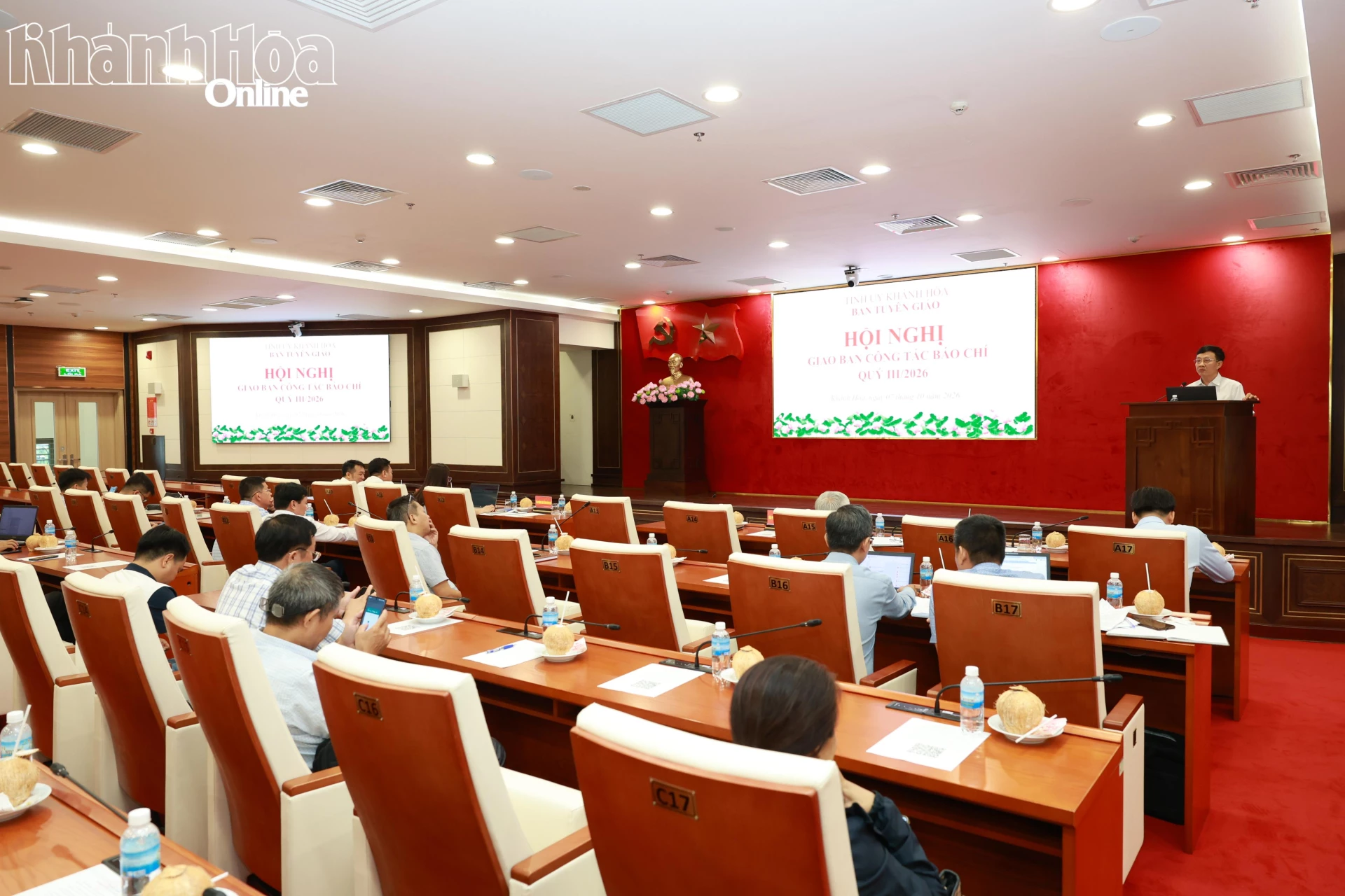 Quang cảnh Hội nghị giao ban báo chí