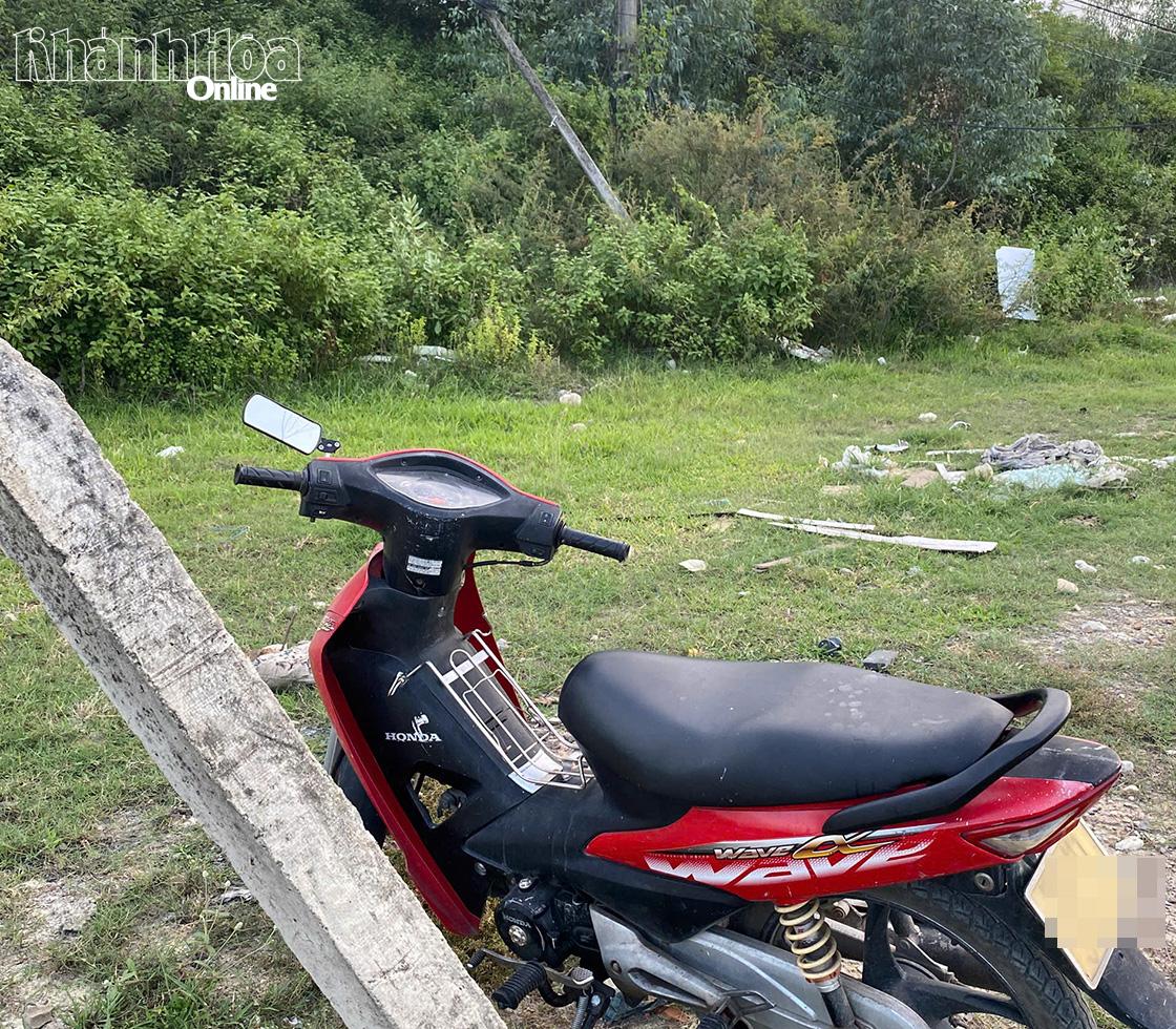 Khu vực phát hiện thi thể nạn nhân.