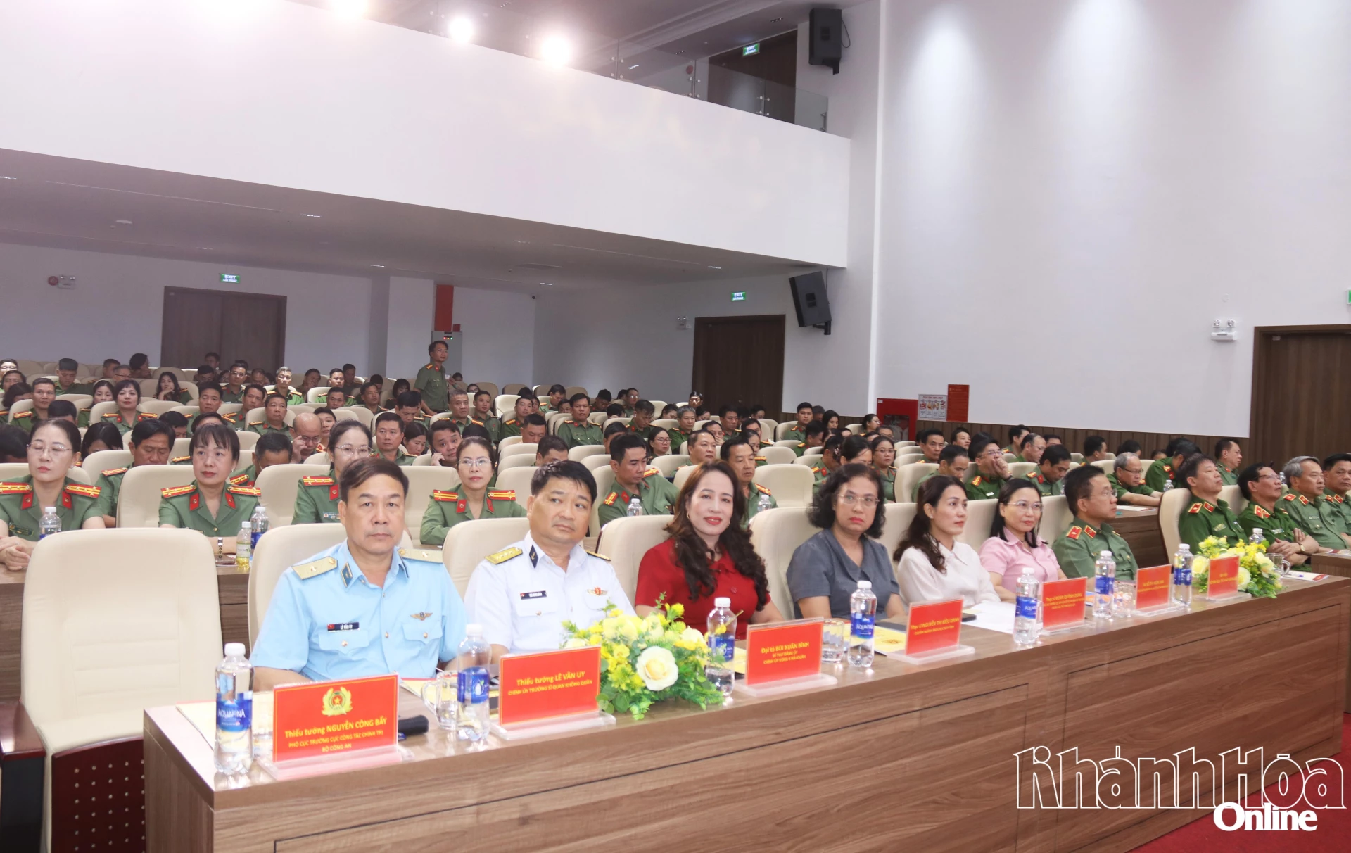 Các đại biểu tham dự khai mạc lớp tập huấn công tác văn hóa trong Công an nhân dân năm 2026.
