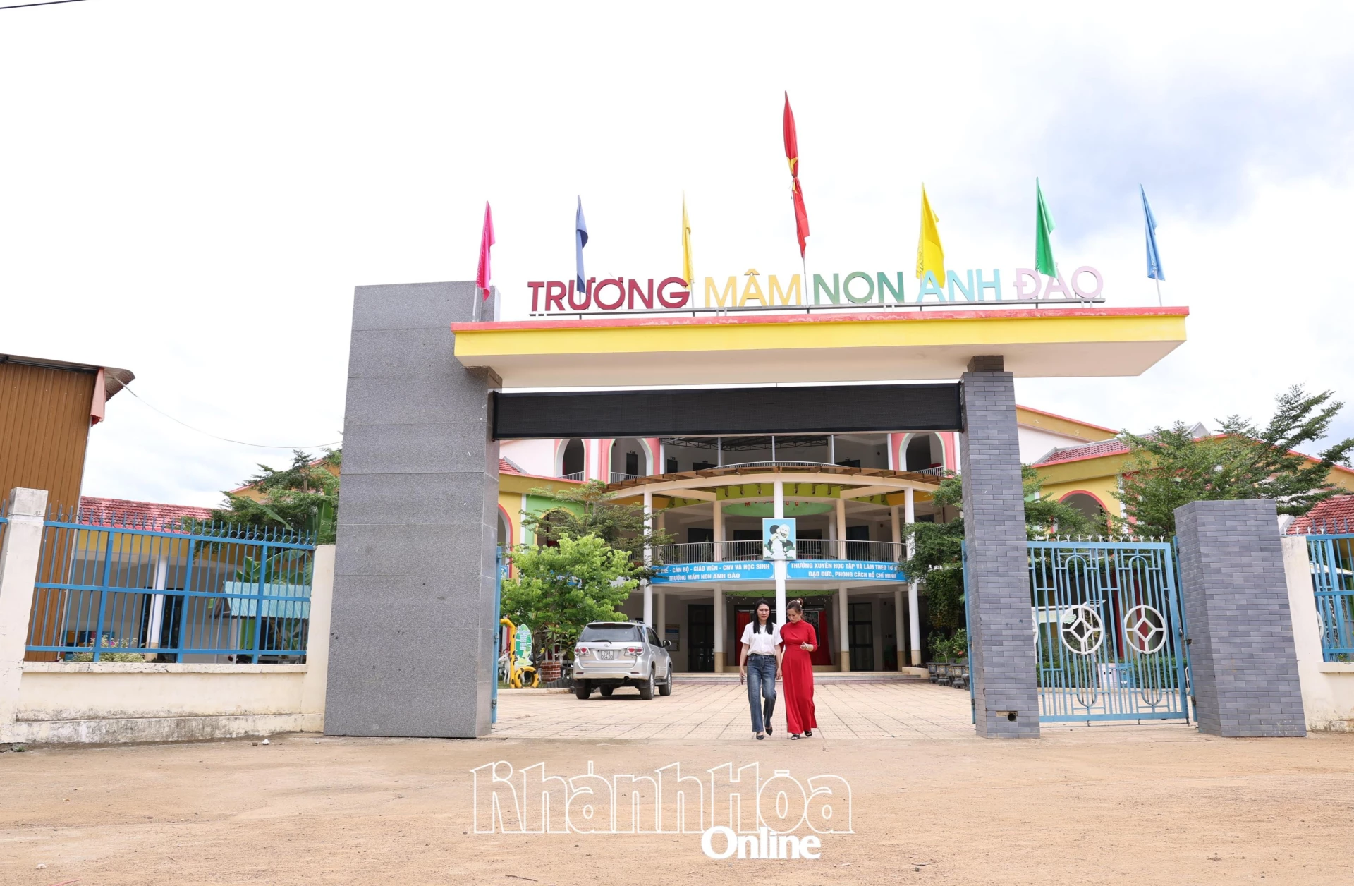 Trường mầm non khang trang trên địa bàn xã Tây Khánh Sơn. Ảnh minh họa