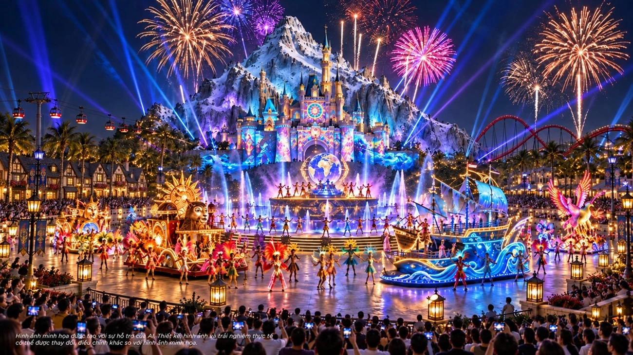 Đại show “Lễ hội Toàn cầu” sẽ thắp sáng quảng trường bằng âm nhạc, vũ đạo và sắc màu văn hóa năm châu.