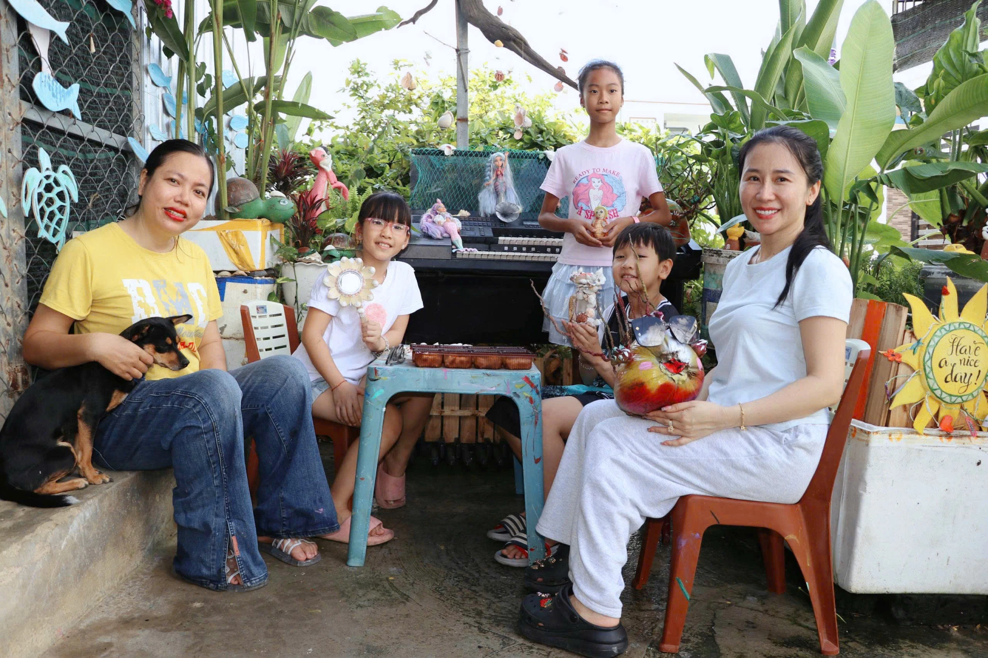 Sản phẩm hoàn thiện sau buổi học. 