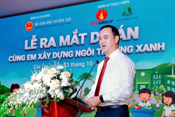 Bộ Giáo dục và Đào tạo phối hợp với Quỹ Vì tương lai xanh triển khai Dự án “Cùng em xây dựng ngôi trường xanh”