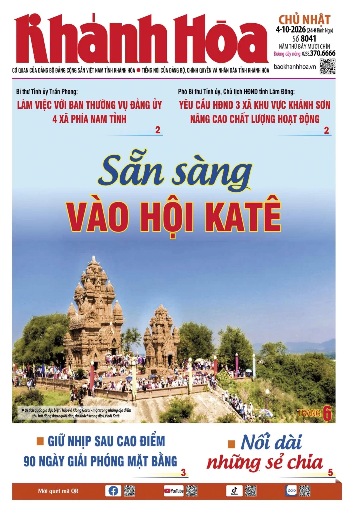 Đọc báo in số 8041 ngày 4/10/2026