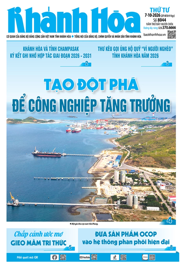 Đọc báo in số 8044 ngày 7/10/2026