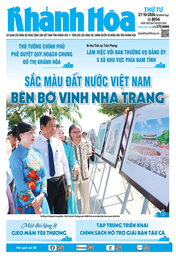 Đọc báo in số 8056 ngày 21/10/2026