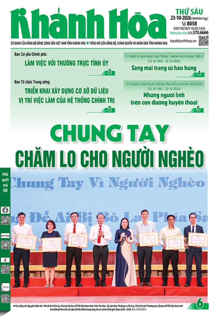Đọc báo in số 8058 ngày 23/10/2026