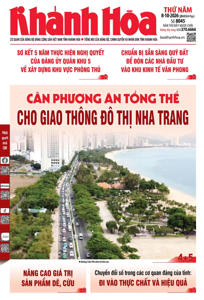 Đọc báo in số 8045 ngày 8/10/2026