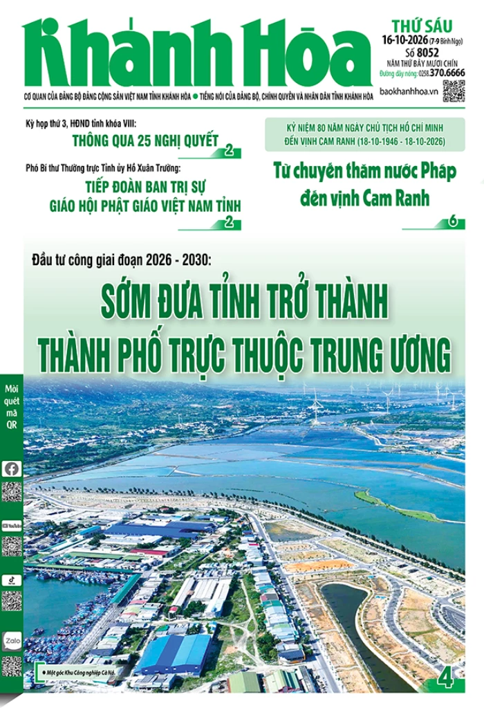 Đọc báo in số 8052 ngày 16/10/2026