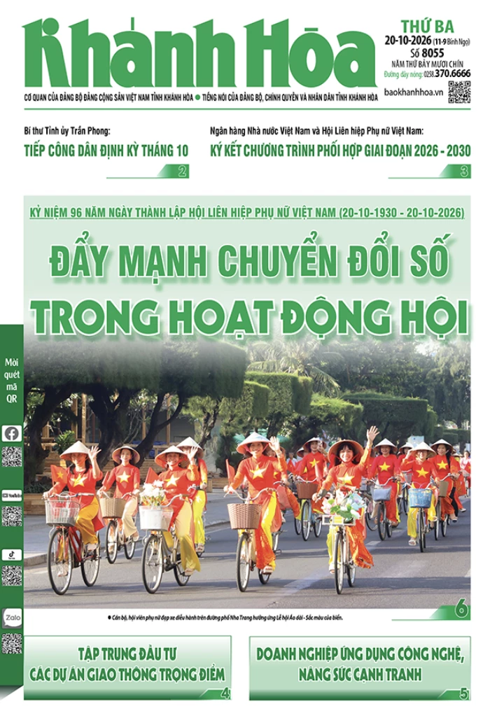 Đọc báo in số 8055 ngày 20/10/2026