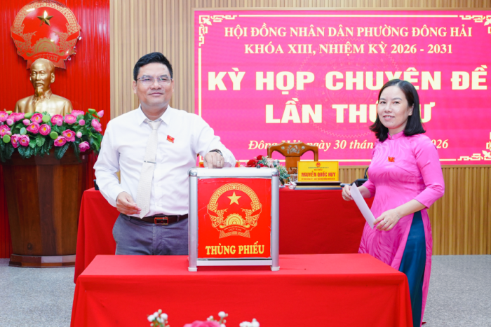 HĐND phường Đông Hải thông qua nhiều nội dung quan trọng tại Kỳ họp chuyên đề lần thứ 4