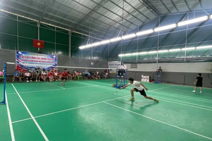 Khai mạc Giải cầu lông các nhóm tuổi trẻ phường Cam Ranh mở rộng năm 2026