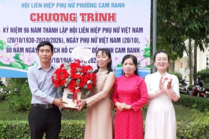 Phường Cam Ranh kỷ niệm 96 năm Ngày thành lập Hội Liên hiệp Phụ nữ Việt Nam 