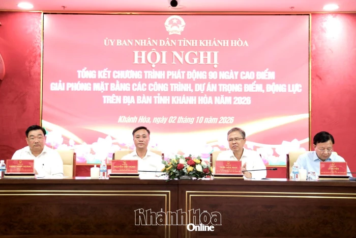 Tiếp tục duy trì tinh thần cao điểm trong giải phóng mặt bằng