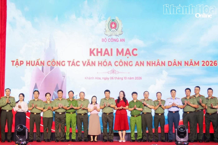 Bộ Công an khai mạc lớp tập huấn công tác văn hóa trong Công an nhân dân năm 2026