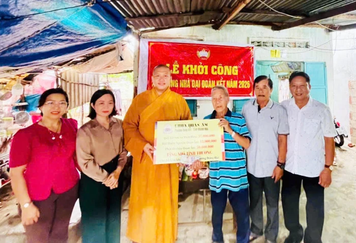 Phường Đông Hải khởi công xây dựng nhà Đại đoàn kết cho hộ đặc biệt khó khăn