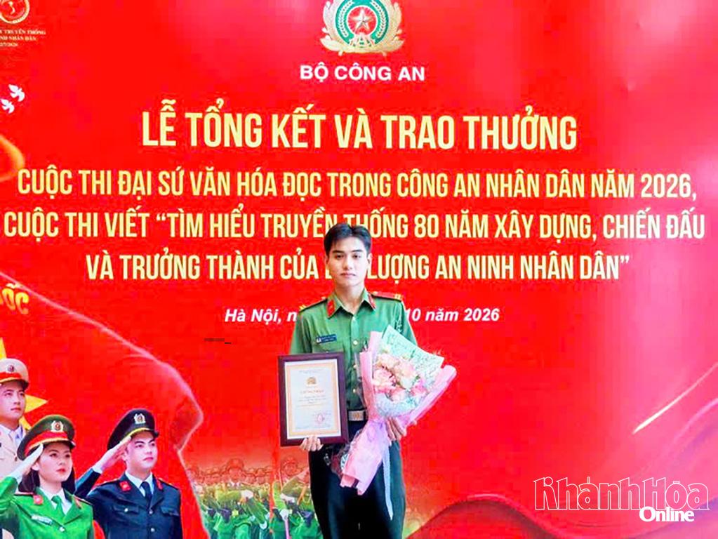 Tác phẩm đạt Giải C Đại sứ văn hóa đọc trong Công an nhân dân: Sách và Ước mơ vươn xa của Trung sĩ Nguyễn Thế An Ninh