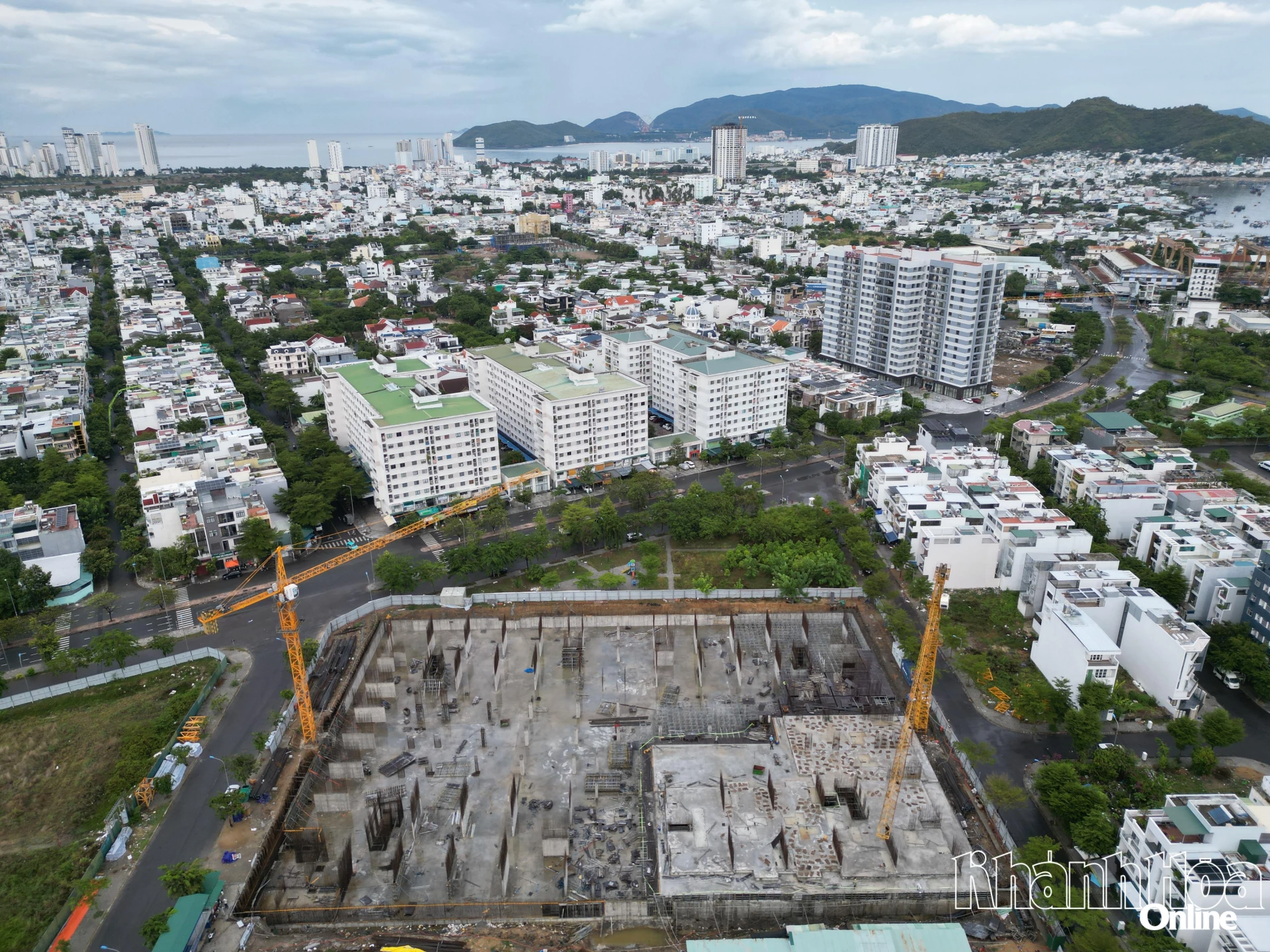 Một công trình xây dựng trên địa bàn phường Nam Nha Trang.
