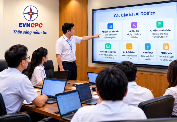 Công ty Cổ phần Điện lực Khánh Hòa dùng AI để tối ưu hóa hiệu năng hành chính