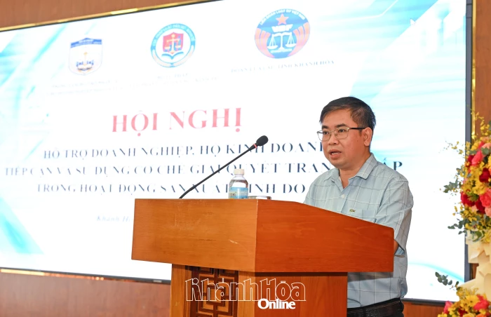 Hỗ trợ doanh nghiệp, hộ kinh doanh tiếp cận, sử dụng cơ chế giải quyết tranh chấp hợp đồng