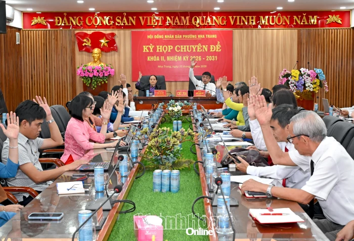HĐND phường Nha Trang tổ chức kỳ họp chuyên đề