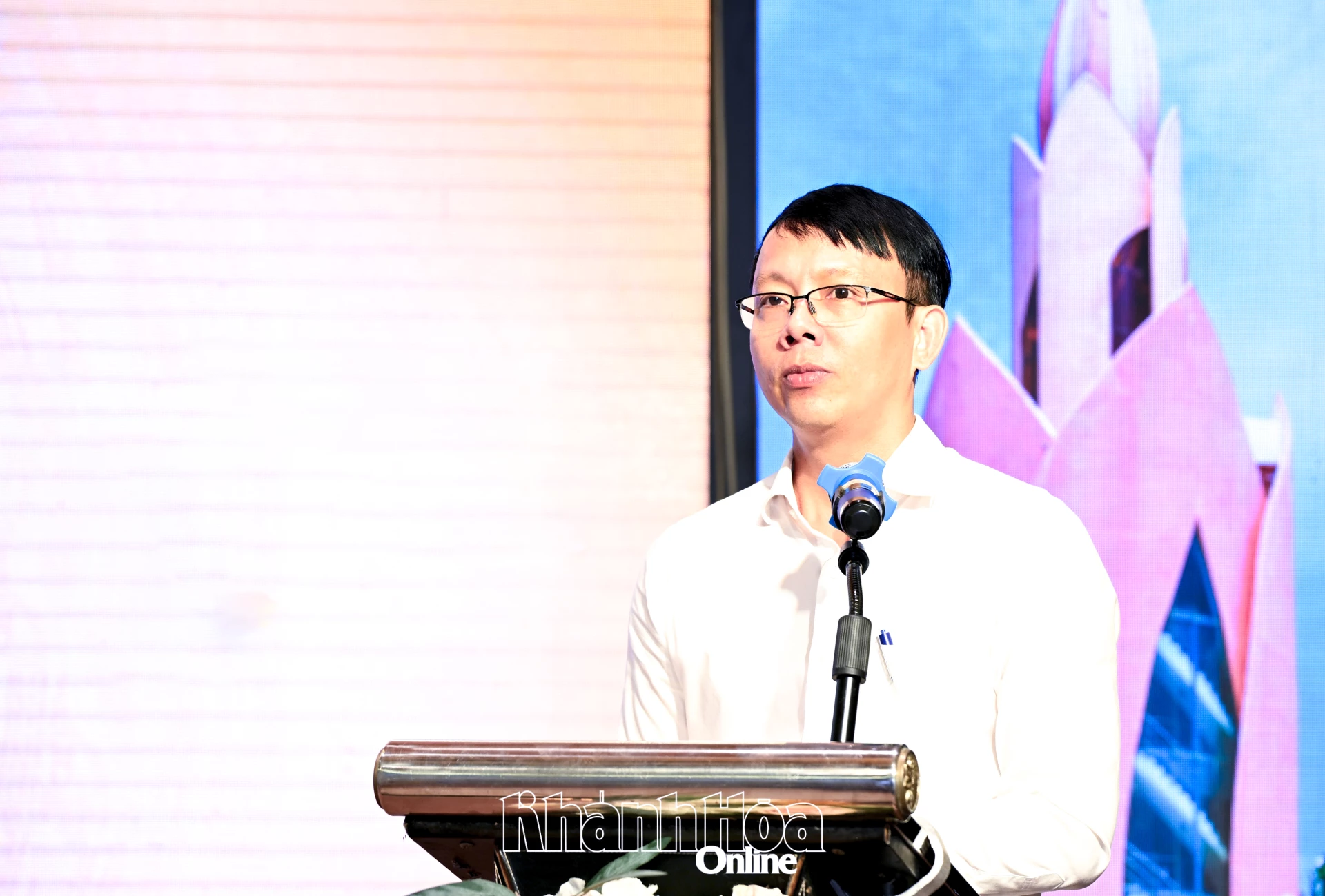 Phó Chủ tịch UBND tỉnh Nguyễn Thanh Hà phát biểu tại hội nghị.