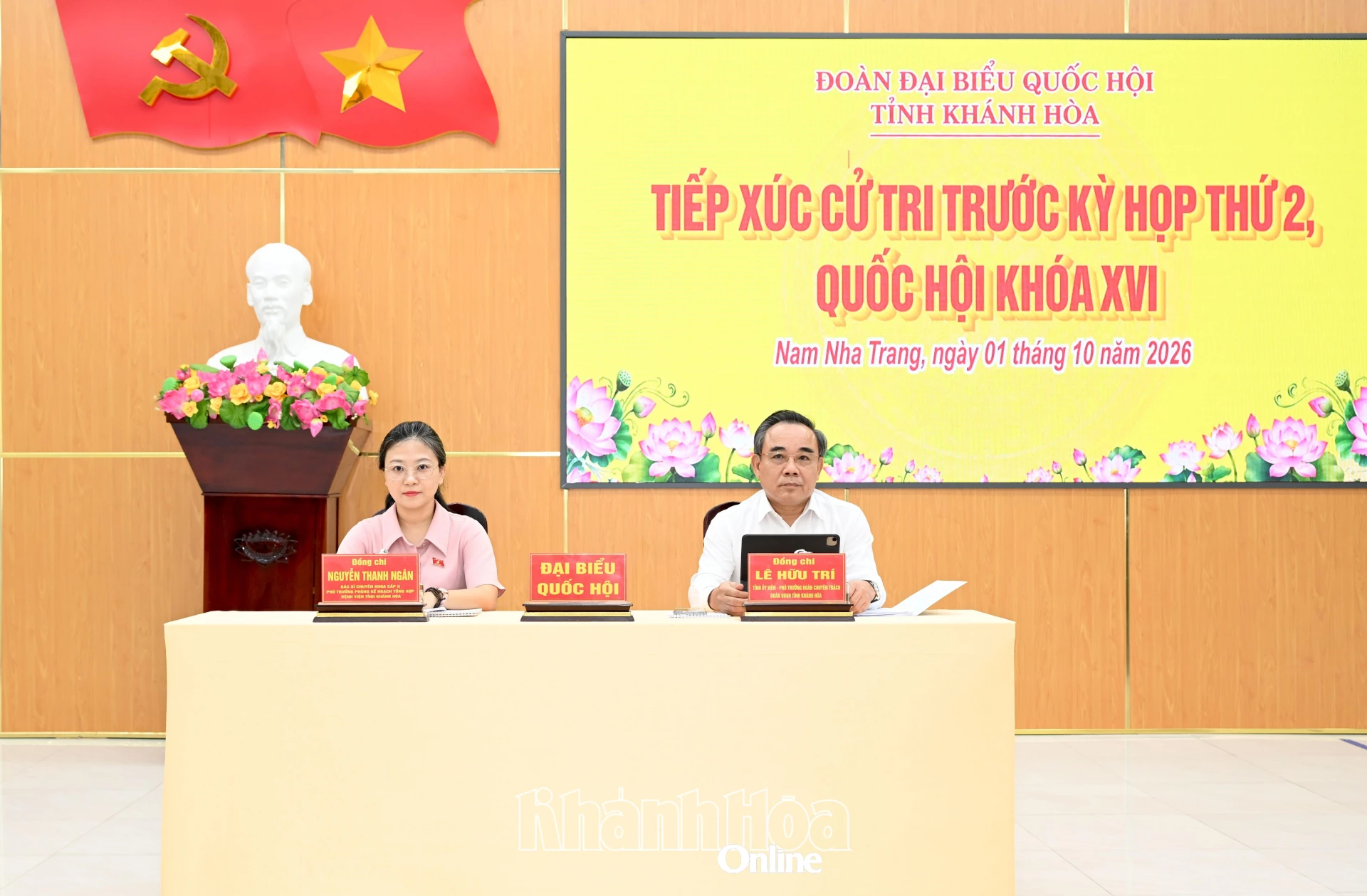 Đại biểu Quốc hội tỉnh tiếp xúc cử tri 3 phường Nha Trang, Tây Nha Trang, Nam Nha Trang.
