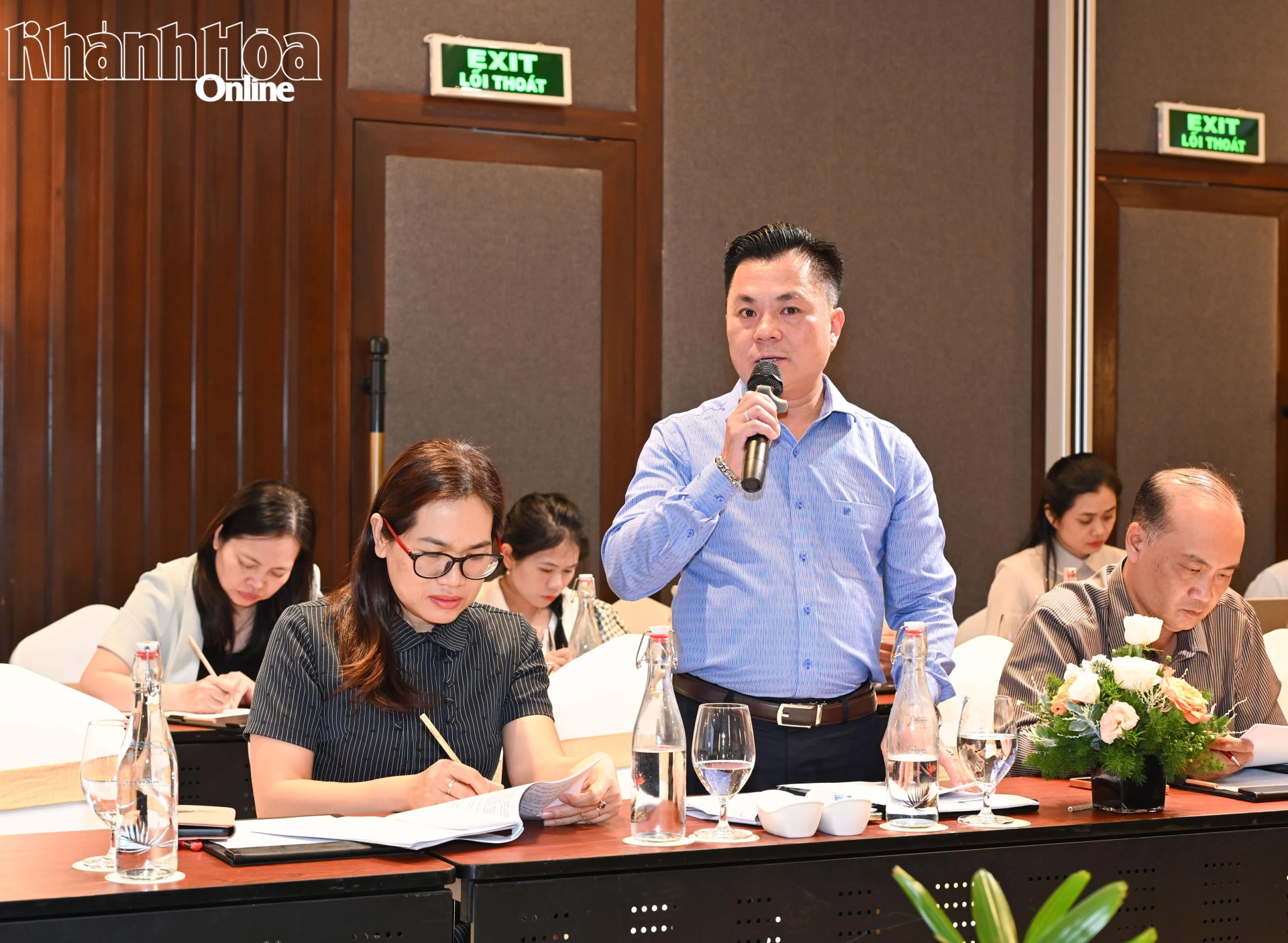 Đại diện Sở Tư pháp TP. Hồ Chí Minh phát biểu.