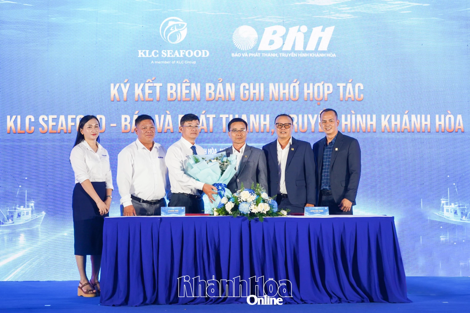 Báo và Phát thanh, Truyền hình Khánh Hòa và KLC Seafood hợp tác tăng cường thông tin về hoạt động vùng nuôi, cộng đồng xã viên và quá trình phát triển chuỗi giá trị thủy sản.