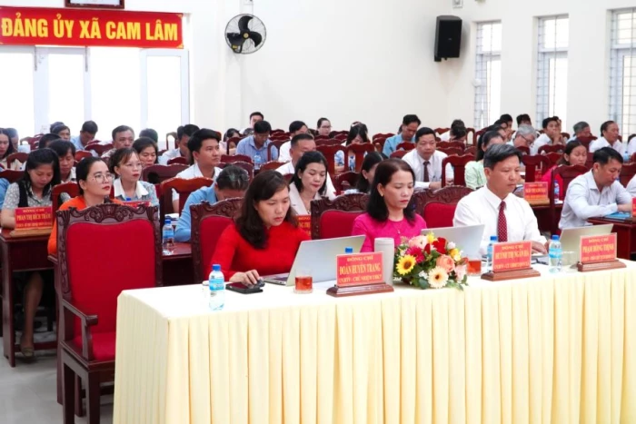 Hội nghị Ban Chấp hành Đảng bộ xã Cam Lâm lần thứ 8