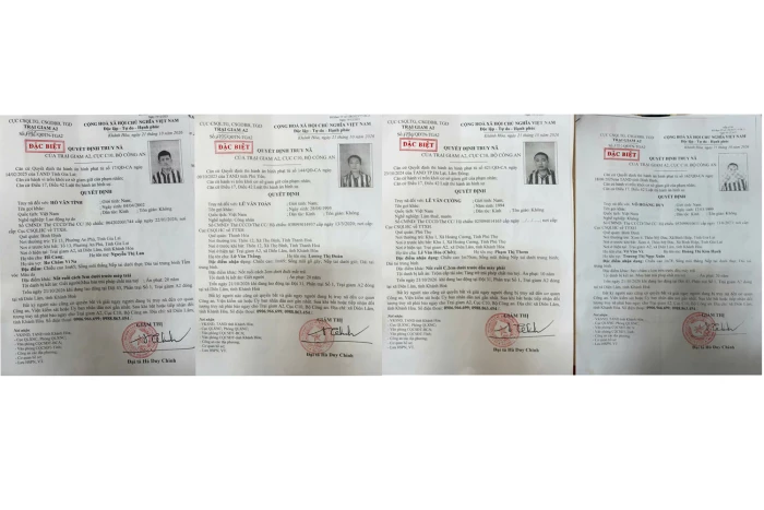 Khởi tố vụ án hình sự, truy nã đặc biệt 4 phạm nhân trốn khỏi Trại giam A2
