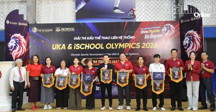 Gần 1.000 học sinh tham gia Hội thao UKA & iSchool Olympics 2026 cụm Trung Nam
