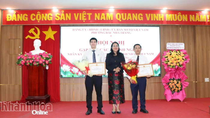 Phường Bắc Nha Trang gặp mặt các doanh nghiệp nhân Ngày Doanh nhân Việt Nam