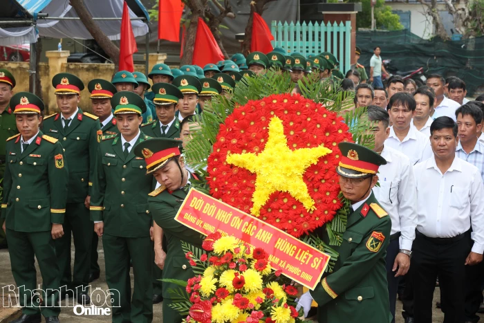 Tổ chức di chuyển 9 hài cốt liệt sĩ từ xã Phước Dinh về Nghĩa trang liệt sĩ Ninh Thuận
