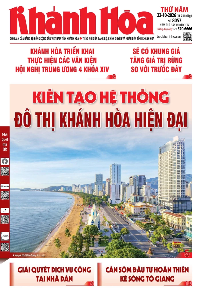 Đọc báo in số 8057 ngày 22/10/2026