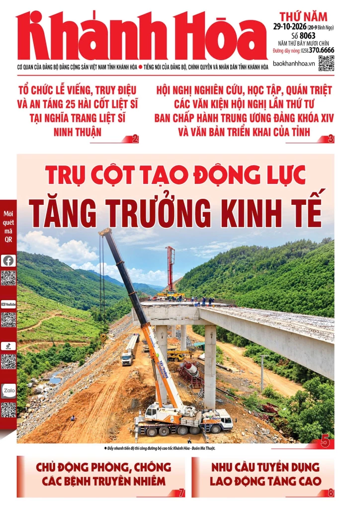 Đọc báo in số 8063 ngày 29/10/2026