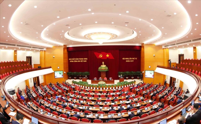 Thông cáo báo chí về ngày làm việc thứ nhất Hội nghị lần thứ tư Ban Chấp hành TW Đảng khóa XIV