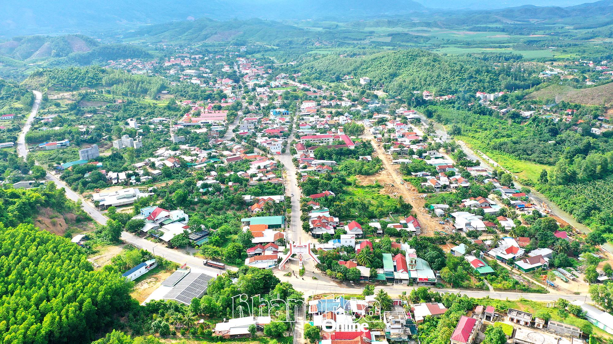 Một khu vực xã Khánh Vĩnh.
