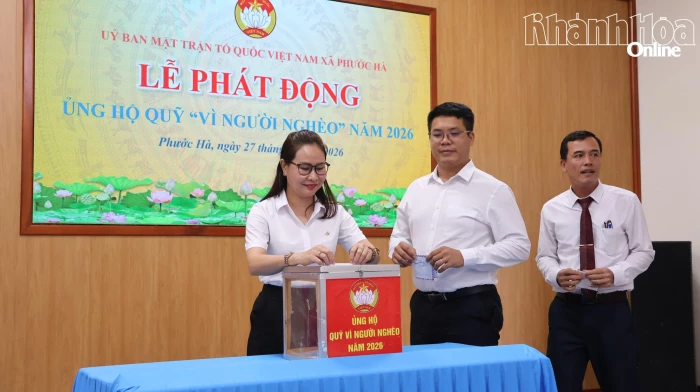 Xã Phước Hà vận động ủng hộ 173 triệu đồng cho Quỹ “Vì người nghèo” 