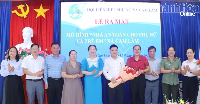 Hội Liên hiệp Phụ nữ xã Cam Lâm ra mắt mô hình “Nhà an toàn cho phụ nữ và trẻ em”