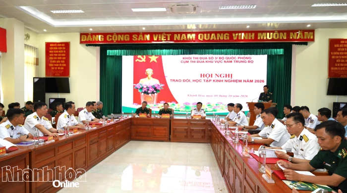 Cụm thi đua khu vực Nam Trung Bộ, Khối thi đua số 3, Bộ Quốc phòng học tập kinh nghiệm tại Khánh Hòa